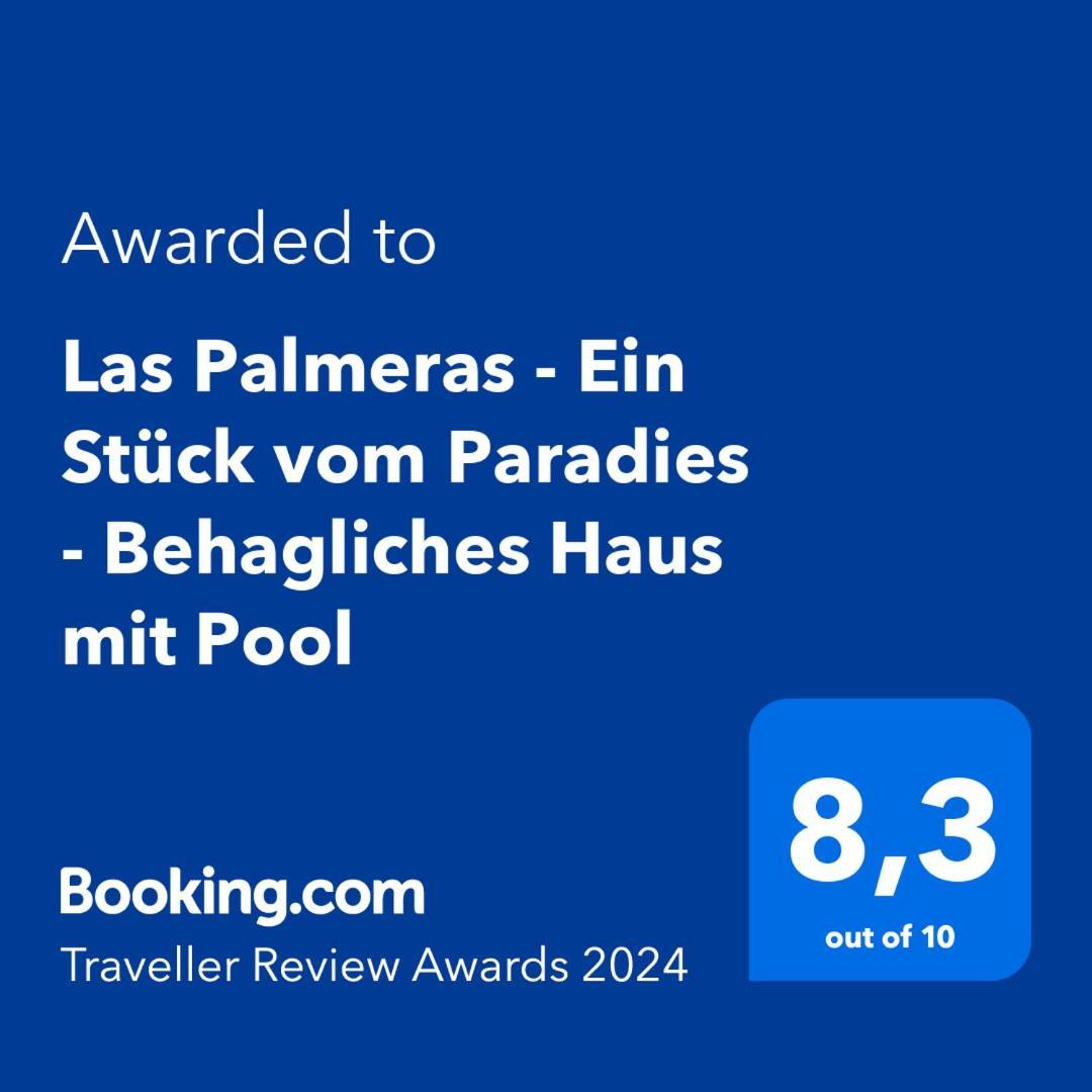 Las Palmeras - Ein Stueck Vom Paradies - Behagliches Haus Mit Pool Альгодоналес Экстерьер фото